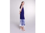 Robe longue en maille tie an dye