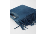 Sac M en cuir suède