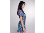 Robe courte trompe l'œil à sequins