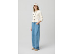 Cardigan laine mélangée boutonné