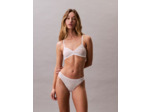 SOUTIEN-GORGE TRIANGLE NON DOUBLÉ EN DENTELLE MARQUISETTE TRANSPARENTE