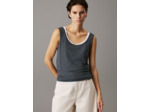 TANK TOP EN JERSEY DE LIN