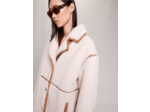 Manteau long patchwork