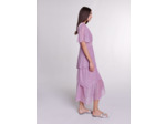 Robe longue à volants