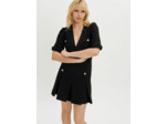 Robe courte en tweed