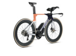 Vélo de triathlon ORDU M10ILTD UCI Argent/Tanzanite/Orange