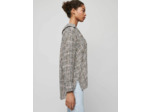 Chemise trompe-l'œil façon tweed