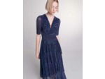 Robe longue à volants