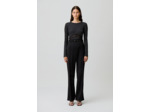 Pantalon droit satiné
