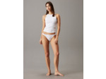 CULOTTE BIKINI EN COTON ÉLASTIQUE RIBBÉE