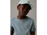 T-SHIRT À COL ROND SLIM FIT AVEC LOGO SUR LA POITRINE