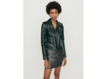 Blouson en cuir façon biker