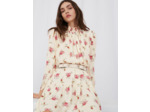 Robe façon baby doll en crêpe imprimé