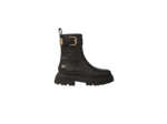 Bottines en cuir à boucle