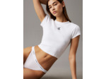 STRING HAUT EN COTON ÉLASTIQUE RIBBON