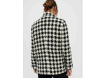 Veste large et épaisse en pied-de-coq