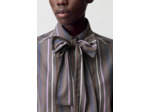Chemise lavallière rayures