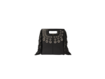 Sac M en cuir à œillets