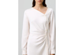 Robe longue satinée fluide
