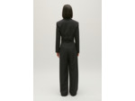 Veste tailleur courte gris chiné