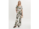 Top imprimé à fleurs 70's