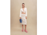 Chemise satinée nouée