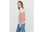 Pull marinière en cachemire