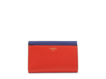 Adèle de Lancel - Portefeuille rectangulaire compact rabat - Moyen modèle - Cuirs de vachette embossé et lisse
