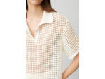 Top manches courtes crochet