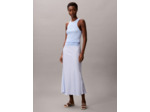 JUPE MIDI EN VISCOSE