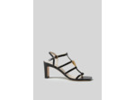 Sandales talons cuir coeur