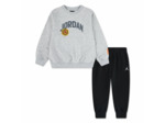 Ensemble de survetement Enfant JDB MJ DYNASTY FT CREW SET Gris