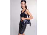 Jupe courte en cuir