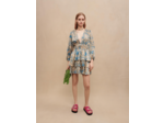 Robe courte imprimé abstrait