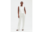 Pantalon à sequins blanc
