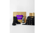 Bottines à talons en cuir noir