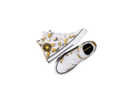 Chuck Taylor All Star 1V Hi White/Black/Amarillo