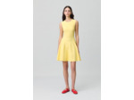 Robe courte patineuse fine maille