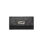 Pia de Lancel - Portefeuille slim rabat - Grand modèle - Noir