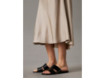 JUPE MIDI EN VISCOSE