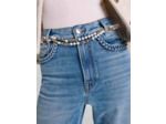 Ceinture en mix perles et métal