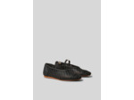 Ballerines tressées cuir