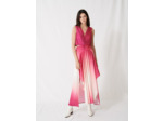Robe foulard en satin tie & dye