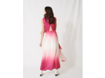 Robe foulard en satin tie & dye