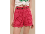 Short brodé ajouré