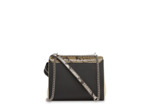 Ninon de Lancel - Sac rabat M - Moyen modèle - Cuir grainé et python