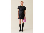 Robe cuir courte zippée