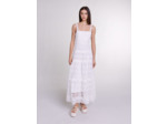 Robe longue en crochet
