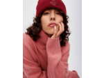 Jupe asymétrique en mix d'imprimés