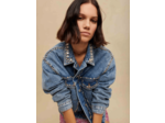 Blouson en jean à strass